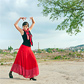 Spaanse flamenco danseres, Andalusië